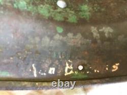 Original Ww2 German Army M40 Steel Helmet Stamped. Ardennes Find