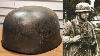 Original Ww2 German Camouflage Fallshirmjager Helmet