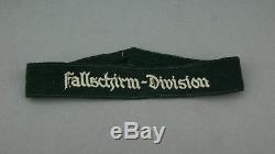 Original Ww2 German Cuff Title Fallschirm Division