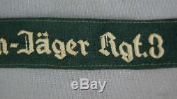 Original Ww2 German Cuff Title Fallschirm-jager Regiment 3