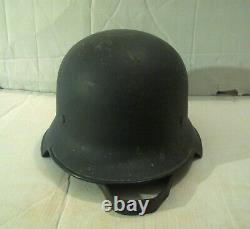 Original Ww2 German Helmet With Liner & Chinstrap Wwii