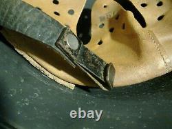 Original Ww2 German Helmet With Liner & Chinstrap Wwii