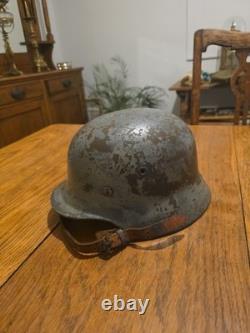 Original Ww2 German M35 Et64 1116 Helmet