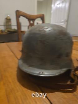 Original Ww2 German M35 Et64 1116 Helmet