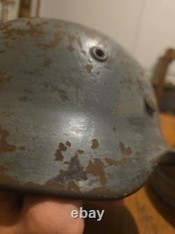 Original Ww2 German M35 Et64 1116 Helmet