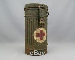 Original Ww2 German Medic Gas Mask Container