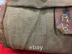 Original Ww2 German Ponny Bag Pack Leather Rucksak M37 Field Tornister Bagpack