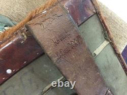 Original Ww2 German Ponny Bag Pack Leather Rucksak M37 Field Tornister Bagpack