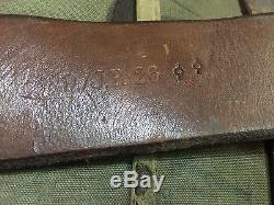 Original Ww2 German Ponny Bag Pack Leather Rucksak M37 Field Tornister Bagpack