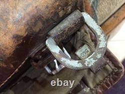 Original Ww2 German Ponny Bag Pack Leather Rucksak M37 Field Tornister Bagpack