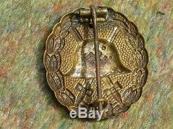 Original Ww2 German Spanish Wound Badge (gold)