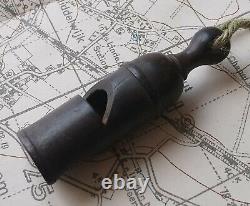 Original Ww2 German Trench Whistle Wwii Army Military Germany Second World War
