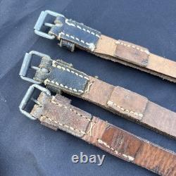 Original Ww2 German Zeltban Straps X3