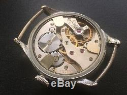 Original Ww2 Military German Swiss Watch Recta Wehrmacht Serviced