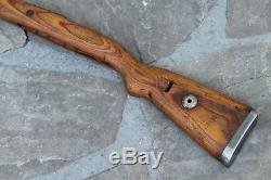 Original Wwii German Army Wooden Rifle Stock For Mauser K98. German Marking. 2