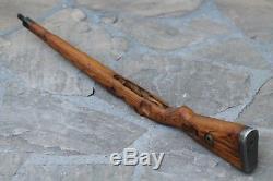 Original Wwii German Army Wooden Rifle Stock For Mauser K98. German Marking. 2