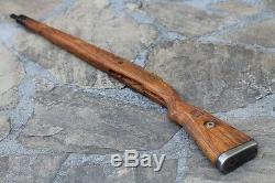 Original Wwii German Army Wooden Rifle Stock For Mauser K98. German Marking. 3