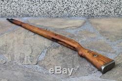 Original Wwii German Army Wooden Rifle Stock For Mauser K98. German Marking. A
