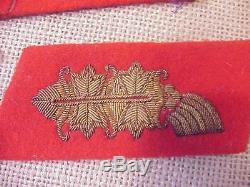 Original Wwii German General Pair Of Collar Tabs / Patches