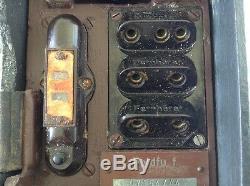 Original but incomplete WWII German Feld Fu F radio with case