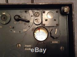 Original but incomplete WWII German Torn Fu D2 radio