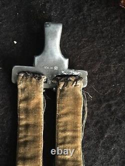 Original german ww2 Luftwaffe Officer dagger hanger gold wash