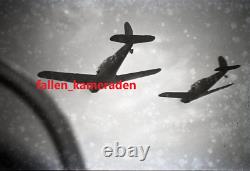 Original german ww2 photo negatives x 8 GERMAN AIRCRAFT IN FLIGHT -VERY RARE