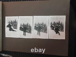 Original german ww2 photograph Album AIR FORCE with Titled Photos