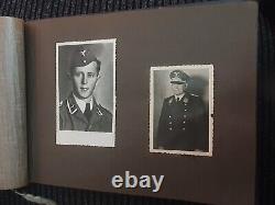 Original german ww2 photograph Album AIR FORCE with Titled Photos