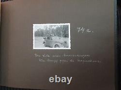 Original german ww2 photograph Album AIR FORCE with Titled Photos