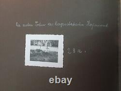 Original german ww2 photograph Album AIR FORCE with Titled Photos