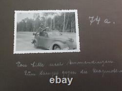 Original german ww2 photograph Album AIR FORCE with Titled Photos