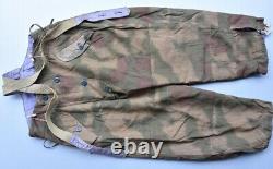 Original mint WW2 German Sumpftarn parka trousers LBA marked suspenders included