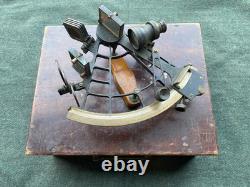 Original post WW1 German Reichsmarine WW2 Kriegsmarine W. Ludolph Sextant & Box