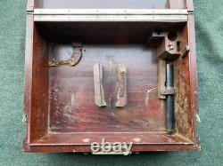 Original post WW1 German Reichsmarine WW2 Kriegsmarine W. Ludolph Sextant & Box