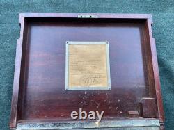 Original post WW1 German Reichsmarine WW2 Kriegsmarine W. Ludolph Sextant & Box