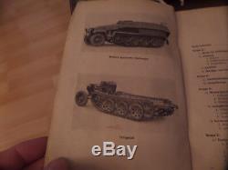 Original ww2 German 1943 Sd Kfz 251 Half Track manual