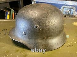 Original ww2 German helmet Q64 Quist size 64 with partial liner