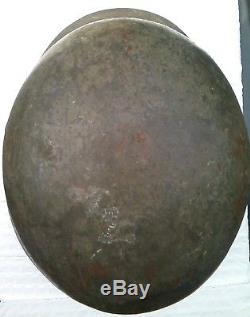 Original ww2 Hungarian m38/35 German Helmet Size 59 Large, 66 stamped on Shell