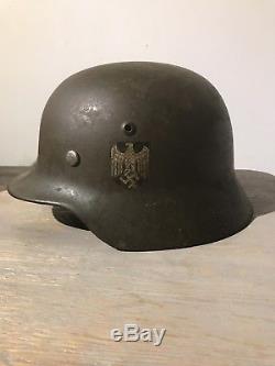 Original ww2 M35 german Steel Combat Helmet