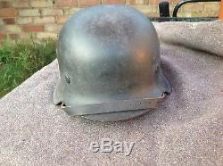 Original ww2 german elite M42 combat steel helmet