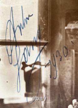 Pre-ww2 German Actor Anton Lang Outspoken Critic Of Nazis Autographed Photo