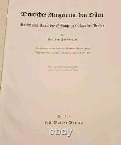 RARE Deutsches Ringen um den Osten by Udelbert Forstreuter Vtg WW2 German Book