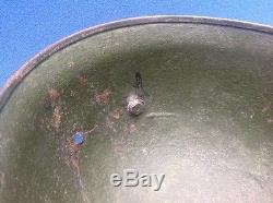Rare Original German Monte Cassino Found Fallschirmjager M1938 Et68 Helmet