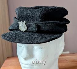 RARE ORIGINAL WW2 CAP FOR GERMAN PoW CAMP MILAG NORD INMATE