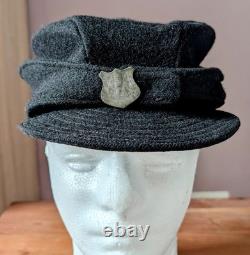 RARE ORIGINAL WW2 CAP FOR GERMAN PoW CAMP MILAG NORD INMATE
