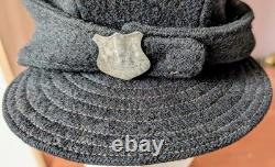 RARE ORIGINAL WW2 CAP FOR GERMAN PoW CAMP MILAG NORD INMATE