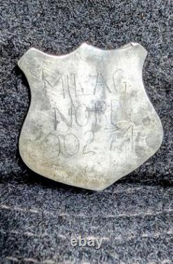 RARE ORIGINAL WW2 CAP FOR GERMAN PoW CAMP MILAG NORD INMATE