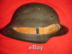 RARE Original 100% German WWII Heer/Waffen Late War M42 Helmet SIZE 54