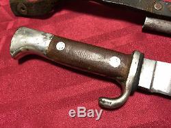RARE Original WW2 WWII German Nazi Knife Dagger RZM M7/51/41